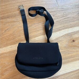 Athleta Midnight Black Crossbody Bag